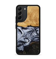Galaxy S22 Plus Wood Phone Case - Trace (Black & White, 810814)