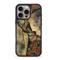 iPhone 16 Pro Max Wood Phone Case - Bradley (Green, 810834)