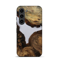Galaxy S23 Wood Live Edge Phone Case - Rhianna (Clear, 811134)