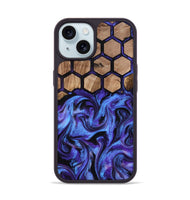 iPhone 15 Wood Phone Case - Treva (Pattern, 811196)