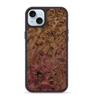 iPhone 15 Plus Wood Phone Case - Onyx (Wood Burl, 811208)