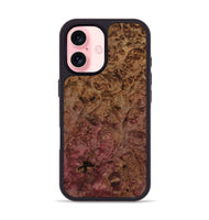 iPhone 16 Wood Phone Case - Onyx (Wood Burl, 811208)