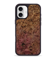 iPhone 16 Plus Wood Phone Case - Onyx (Wood Burl, 811208)