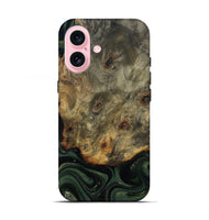 iPhone 17 Wood Live Edge Phone Case - Zoey (Green, 811233)