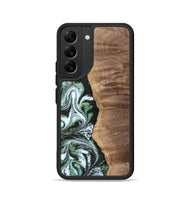 Galaxy S22 Wood Phone Case - Lu (Green, 811341)
