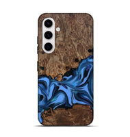 Galaxy S25 Wood Live Edge Phone Case - Dorris (Blue, 811447)