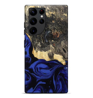 Galaxy S22 Ultra Wood Live Edge Phone Case - Dania (Blue, 811449)