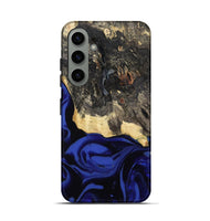 Galaxy S24 Wood Live Edge Phone Case - Dania (Blue, 811449)