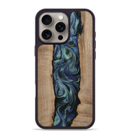 iPhone 16 Pro Max Wood Phone Case - Zyon (Blue, 811479)