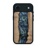 iPhone 17 Air Wood Phone Case - Zyon (Blue, 811479)