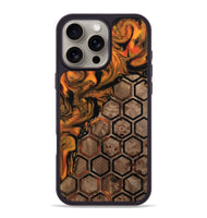 iPhone 16 Pro Max Wood Phone Case - Halley (Pattern, 811502)