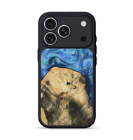 iPhone 17 Pro Wood Phone Case - Hazel (Blue, 811663)