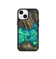 iPhone 13 mini Wood Phone Case - Luann (Green, 811670)