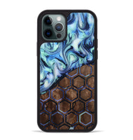 iPhone 12 Pro Max Wood Phone Case - Berta (Pattern, 811734)