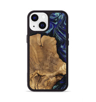 iPhone 13 Wood Phone Case - Dayna (Blue, 811745)