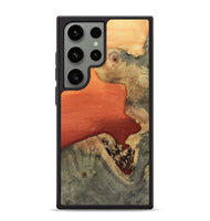 Galaxy S24 Ultra Wood Phone Case - Trisha (Red, 811789)