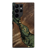 Galaxy S22 Ultra Wood Live Edge Phone Case - Diamond (Green, 811836)