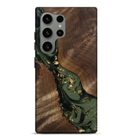 Galaxy S24 Ultra Wood Live Edge Phone Case - Diamond (Green, 811836)