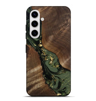 Galaxy S25 Plus Wood Live Edge Phone Case - Diamond (Green, 811836)