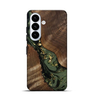 Galaxy S26 Wood Live Edge Phone Case - Diamond (Green, 811836)