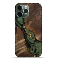 iPhone 13 Pro Max Wood Live Edge Phone Case - Diamond (Green, 811836)