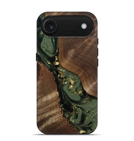 iPhone 17 Air Wood Live Edge Phone Case - Diamond (Green, 811836)