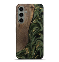 Galaxy S24 Plus Wood Live Edge Phone Case - Kaylynn (Green, 811837)