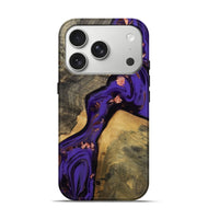iPhone 17 Pro Wood Live Edge Phone Case - Elbert (Purple, 811840)