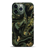 iPhone 13 Pro Max ResinArt Live Edge Phone Case - Yaakov (Green, 811841)