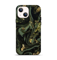 iPhone 14 ResinArt Live Edge Phone Case - Yaakov (Green, 811841)