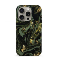iPhone 16 Pro ResinArt Live Edge Phone Case - Yaakov (Green, 811841)