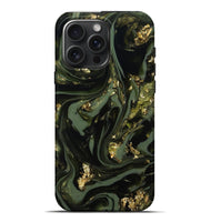 iPhone 16 Pro Max ResinArt Live Edge Phone Case - Yaakov (Green, 811841)