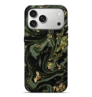 iPhone 17 Pro Max ResinArt Live Edge Phone Case - Yaakov (Green, 811841)