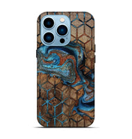 iPhone 14 Pro Wood Live Edge Phone Case - Elianna (Pattern, 811854)