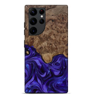 Galaxy S22 Ultra Wood Live Edge Phone Case - Lucas (Purple, 811860)