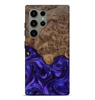 Galaxy S24 Ultra Wood Live Edge Phone Case - Lucas (Purple, 811860)