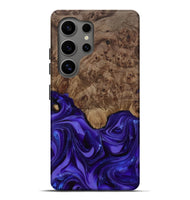 Galaxy S25 Ultra Wood Live Edge Phone Case - Lucas (Purple, 811860)
