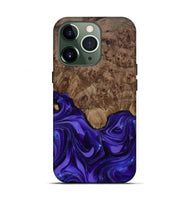 iPhone 13 Pro Wood Live Edge Phone Case - Lucas (Purple, 811860)