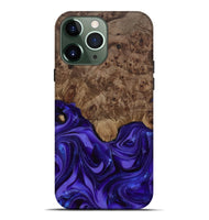 iPhone 13 Pro Max Wood Live Edge Phone Case - Lucas (Purple, 811860)