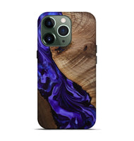 iPhone 13 Pro Wood Live Edge Phone Case - Belva (Purple, 811876)