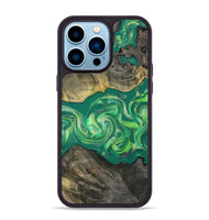 iPhone 14 Pro Max Wood Phone Case - Malani (Green, 811984)