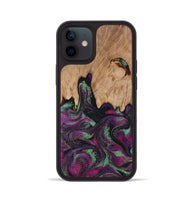 iPhone 12 Wood Phone Case - Wilfred (Purple, 811992)