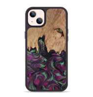 iPhone 14 Plus Wood Phone Case - Wilfred (Purple, 811992)