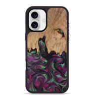 iPhone 16 Plus Wood Phone Case - Wilfred (Purple, 811992)