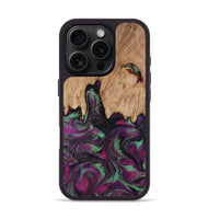 iPhone 16 Pro Wood Phone Case - Wilfred (Purple, 811992)