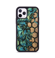 iPhone 11 Pro Wood Phone Case - Emilie (Pattern, 812003)