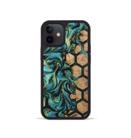 iPhone 12 mini Wood Phone Case - Emilie (Pattern, 812003)