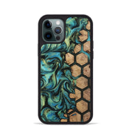 iPhone 12 Pro Wood Phone Case - Emilie (Pattern, 812003)