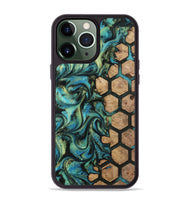 iPhone 13 Pro Max Wood Phone Case - Emilie (Pattern, 812003)