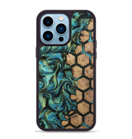 iPhone 14 Pro Max Wood Phone Case - Emilie (Pattern, 812003)